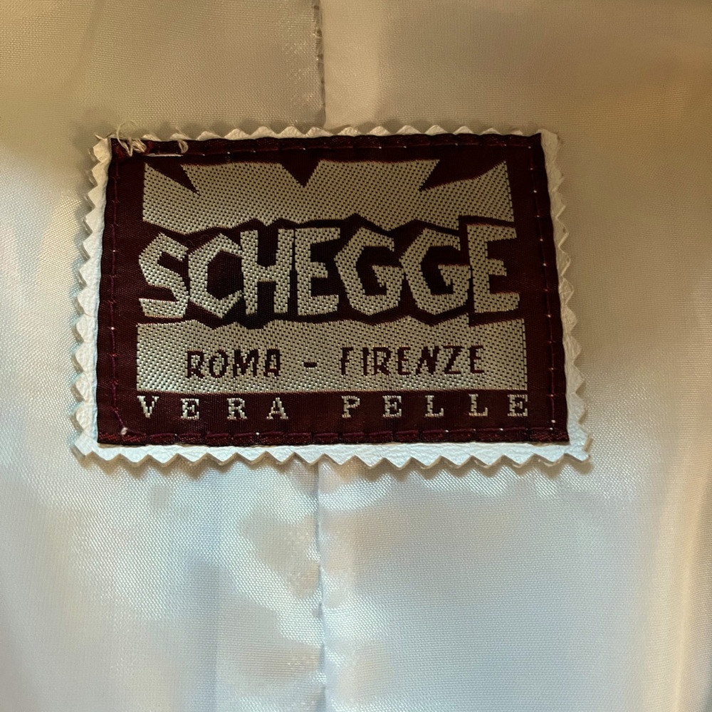 White leather jacket   Bought it Italy